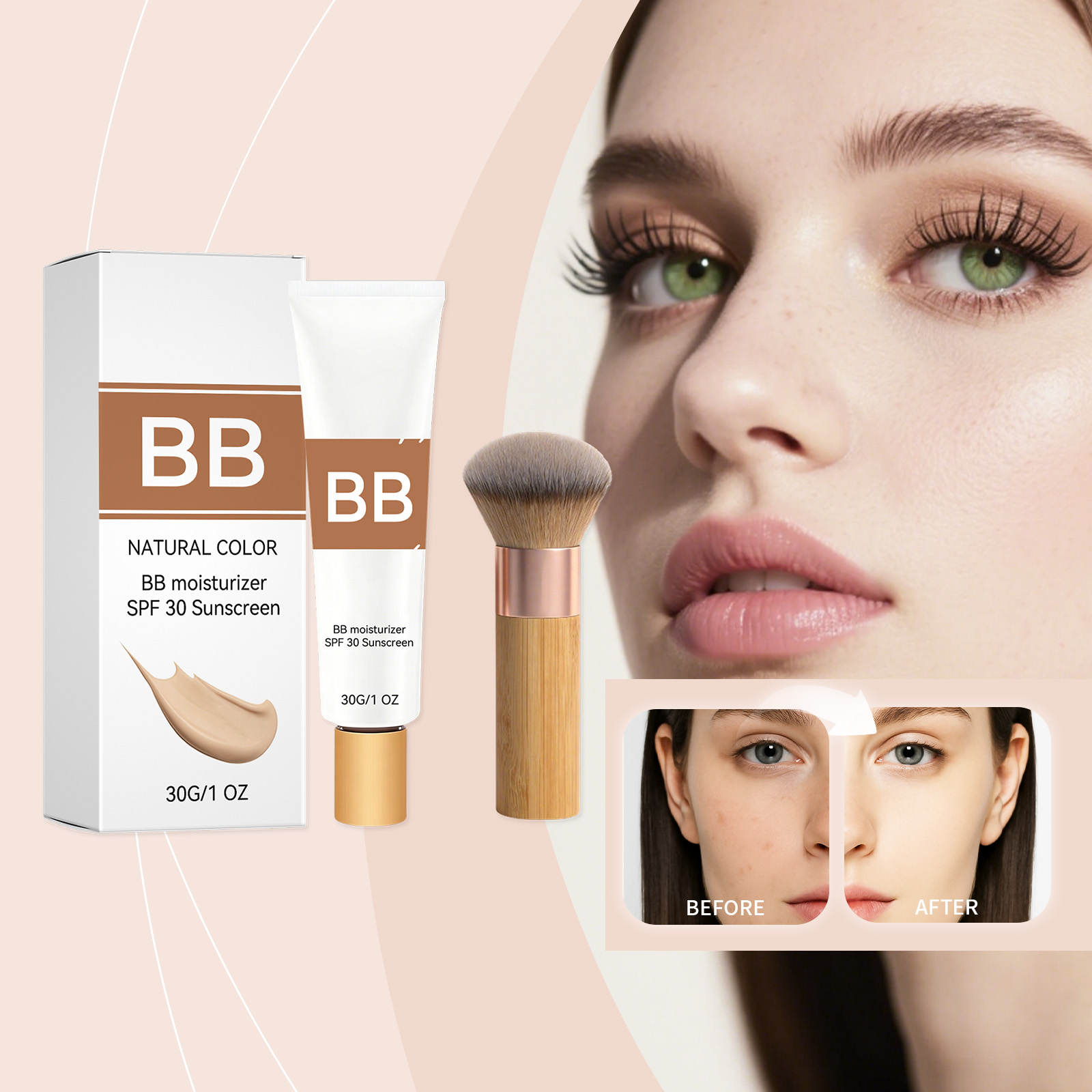 Makeup Beauty Ro - SPF 30 Tinted Moisturizer BB Cream