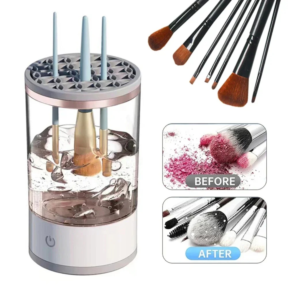 Beauty Makeup Products - Automatic Electric Makeup Brush Cleaner USB