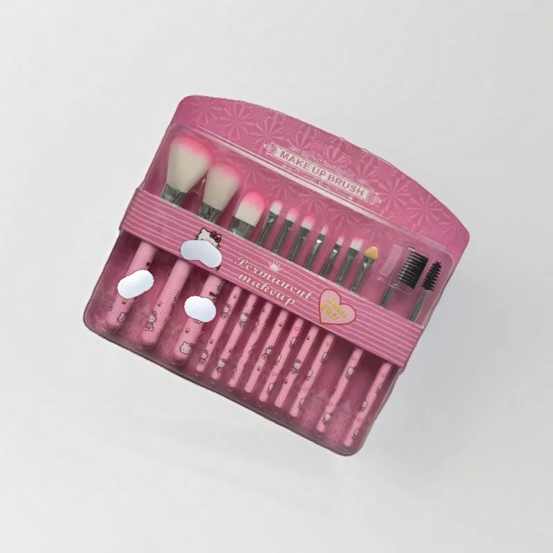 Hello Kitty 12-piece Makeup Br - Makeup Beauty Ro recension och pris