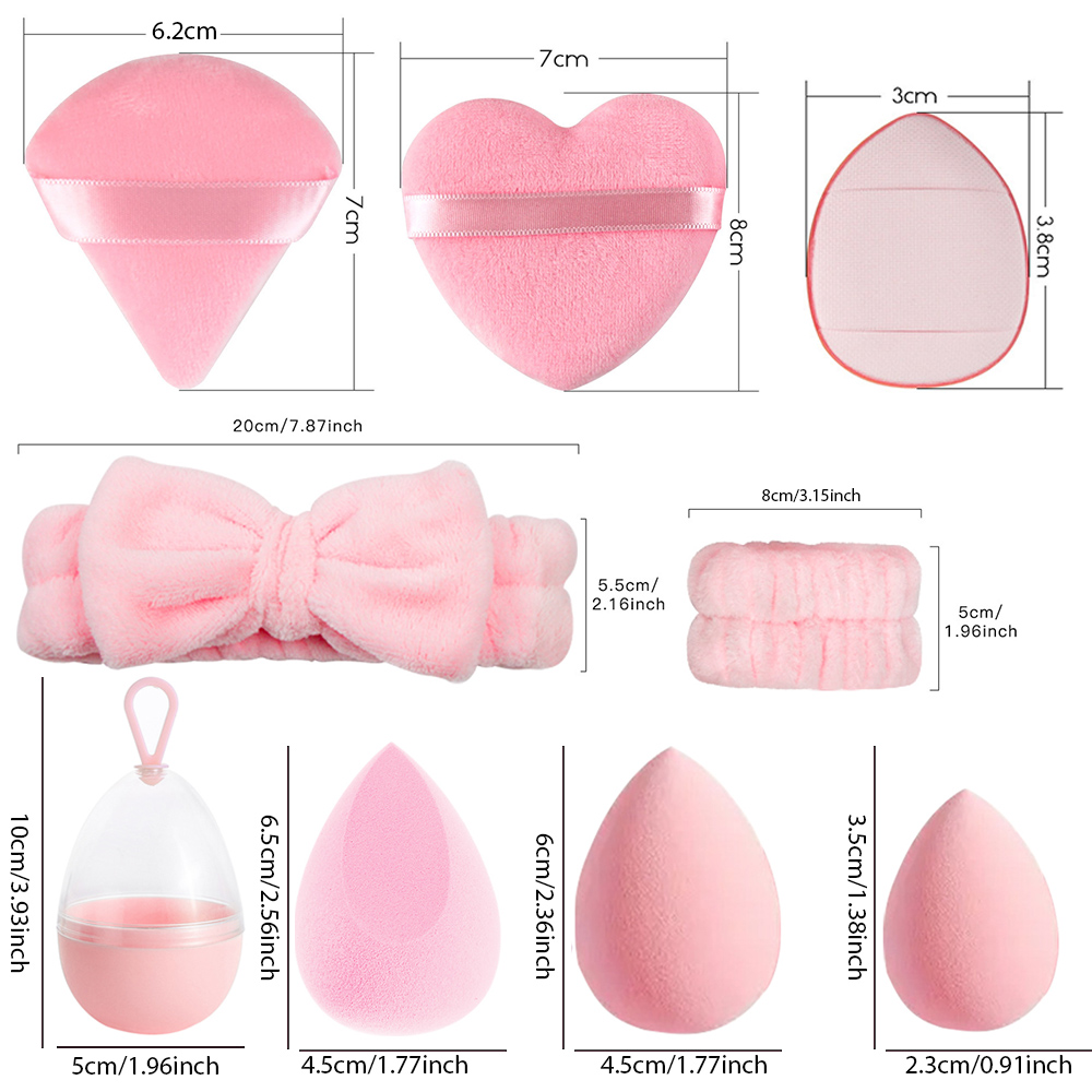 17Pcs Makeup Sponge Blender Se - Beauty Blender In Makeup recension och pris