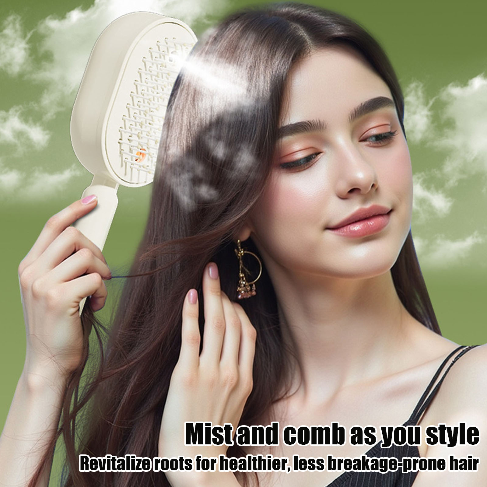 Wet Electric Hairbrush with Wa - Hair Straightener recension och pris