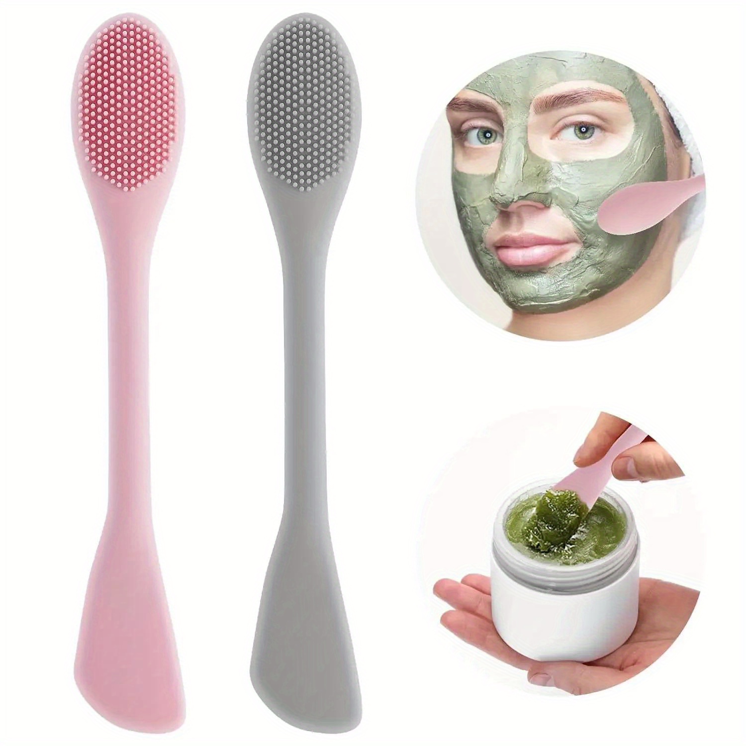 Double Head Facial Mask Brush  - Makeup Beauty Ro recension och pris
