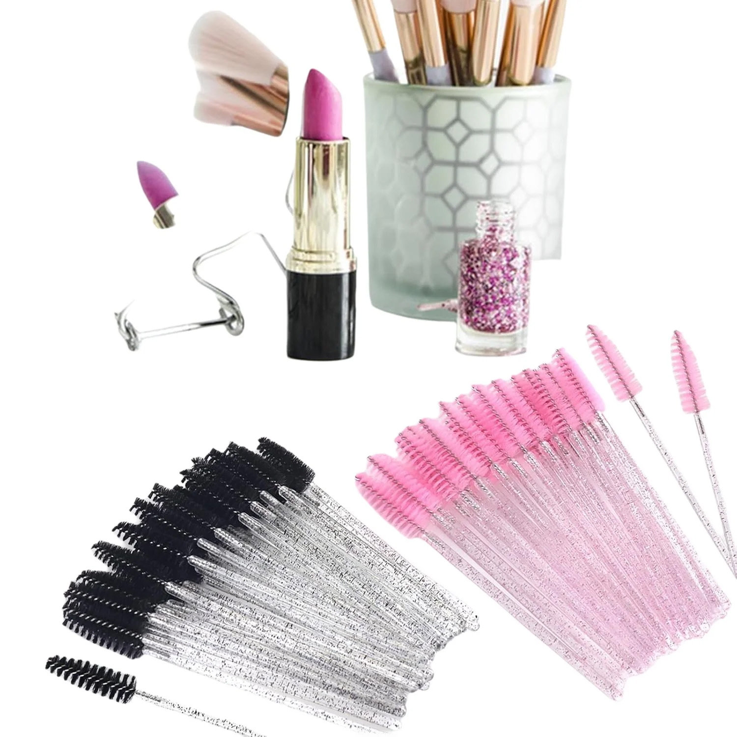 500pcs Eyelash Brushes Wands f - Beauty Makeup Products recension och pris