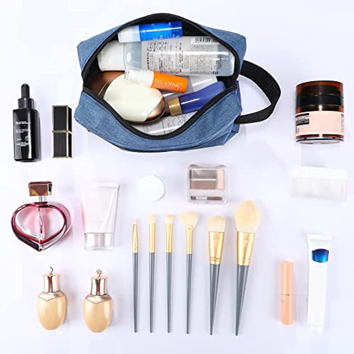 Travel Mens Toiletry Bag Women - Makeup Beauty Necessaire recension och pris