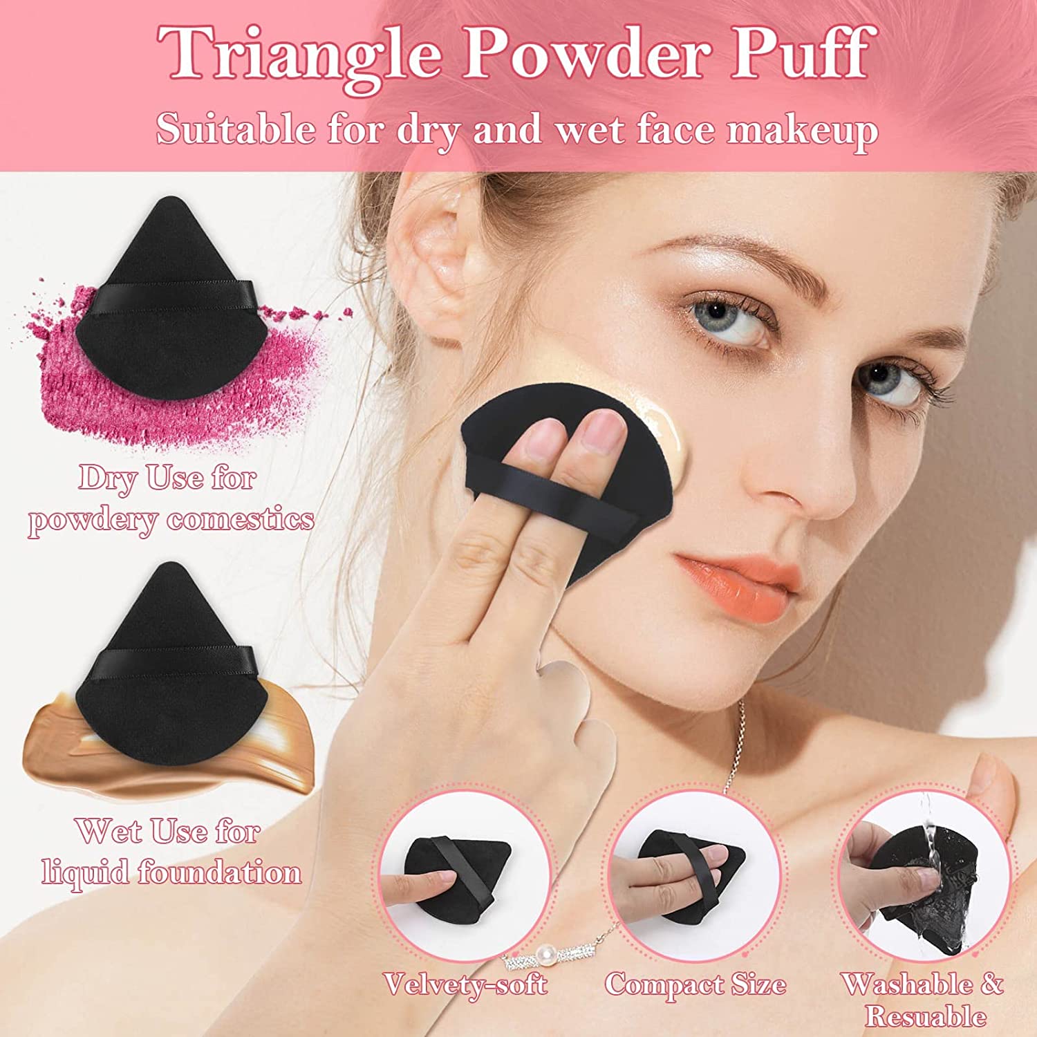 Makeup Applicators Kit Triangl - Makeup Beauty Ro recension och pris