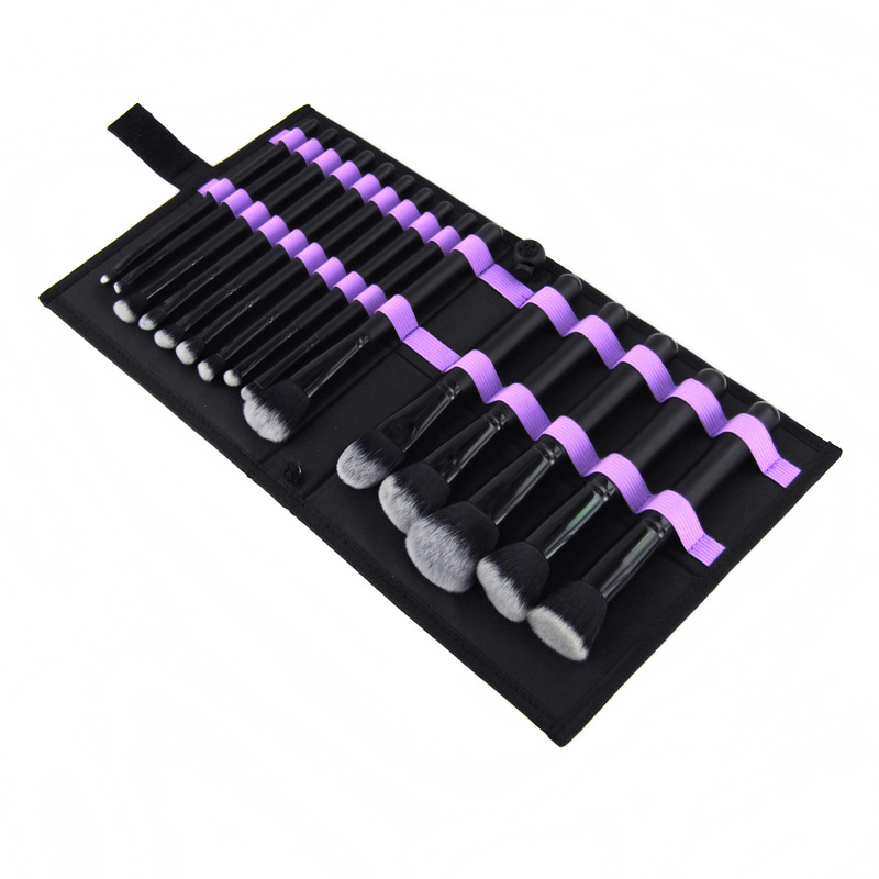 15-Piece Black Makeup Brush Se - Your Beauty Makeup recension och pris