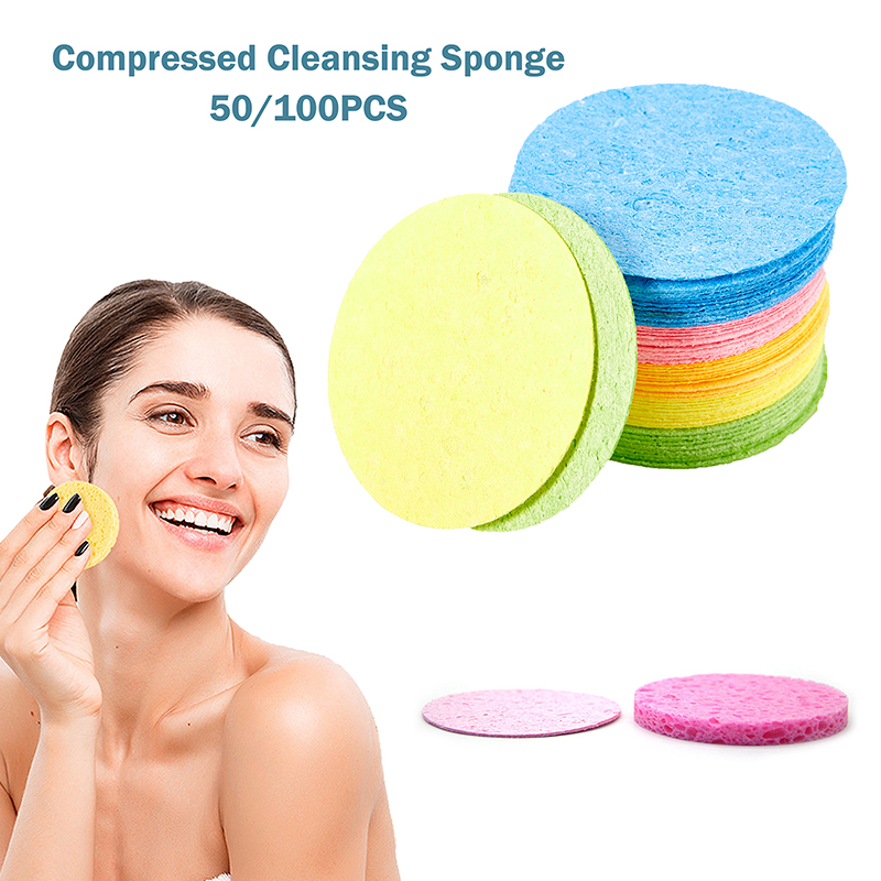 50/100Pcs Compressed Natural C - Makeup Beauty Ro recension och pris