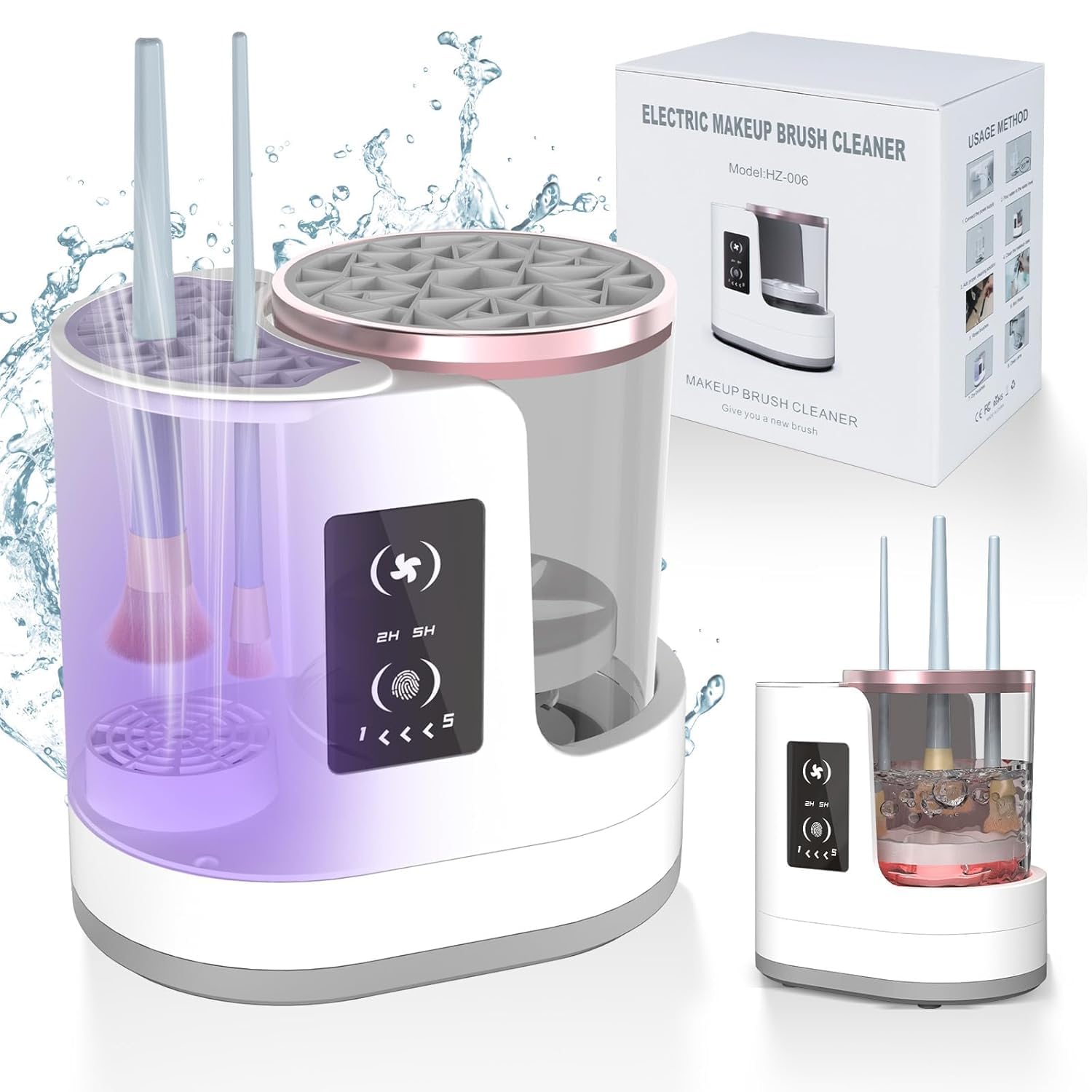 Automatic Rotating Makeup Brus - Beauty Makeup Products recension och pris