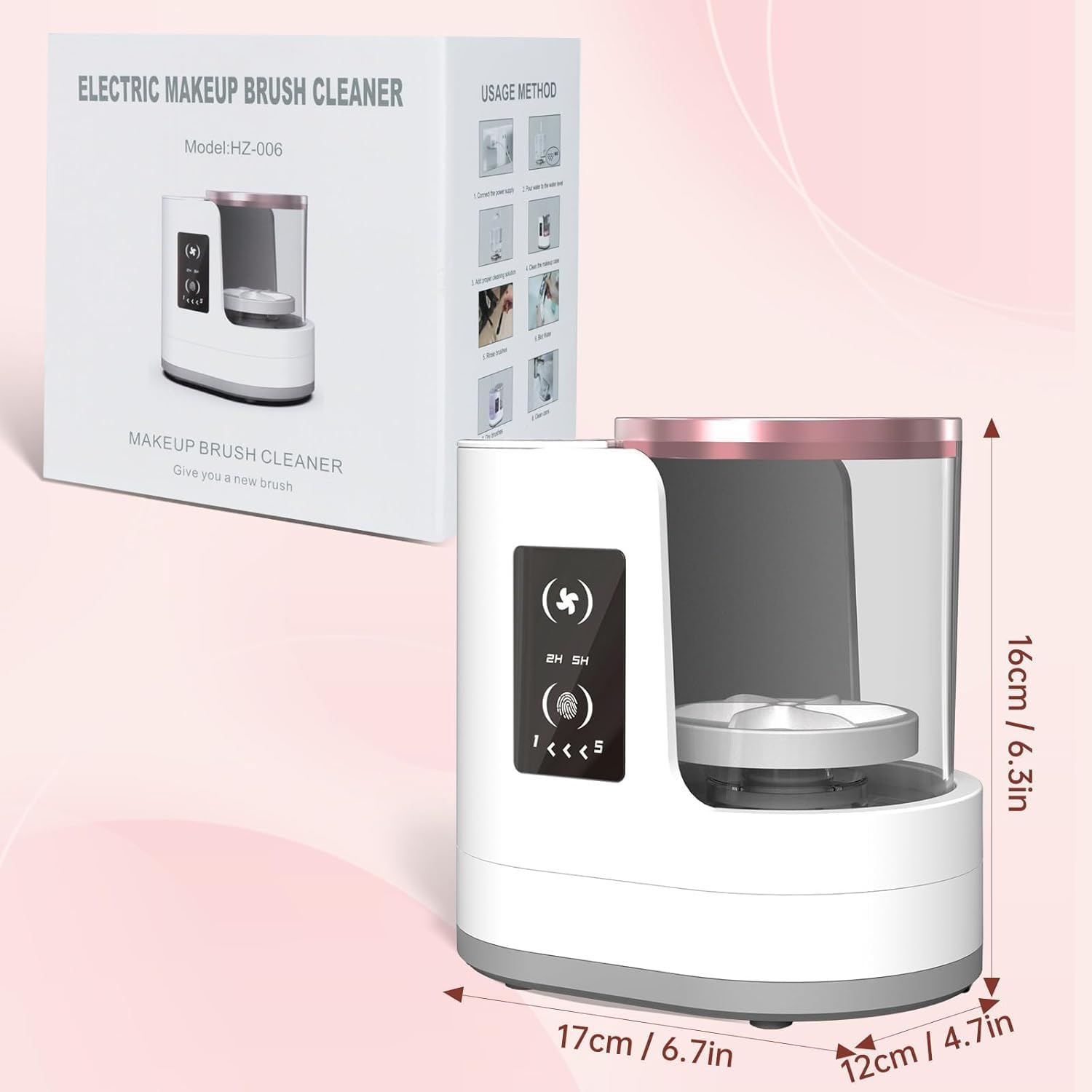 Automatic Rotating Makeup Brus - Beauty Makeup Products recension och pris