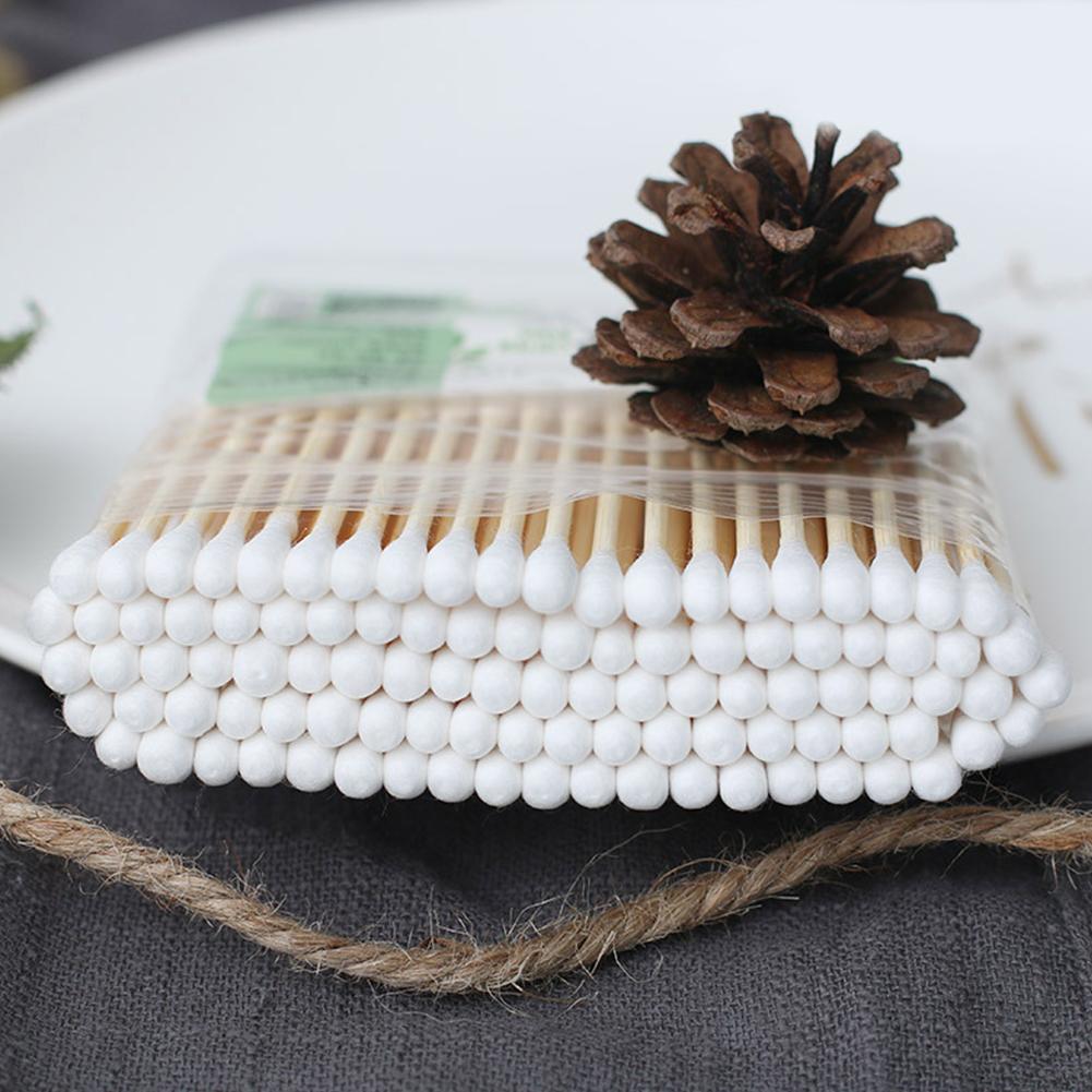 10/100pcs Disposable Cotton Sw - Beauty Of Makeup recension och pris