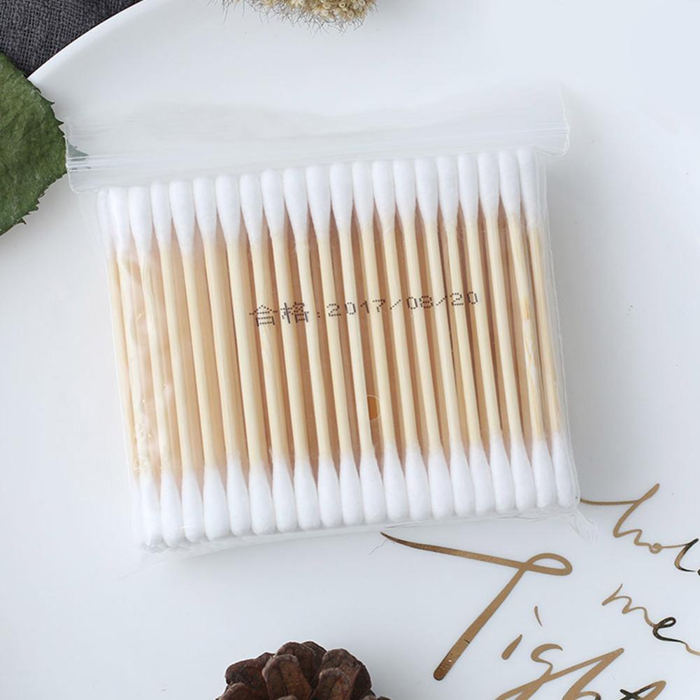 10/100pcs Disposable Cotton Sw - Beauty Of Makeup recension och pris