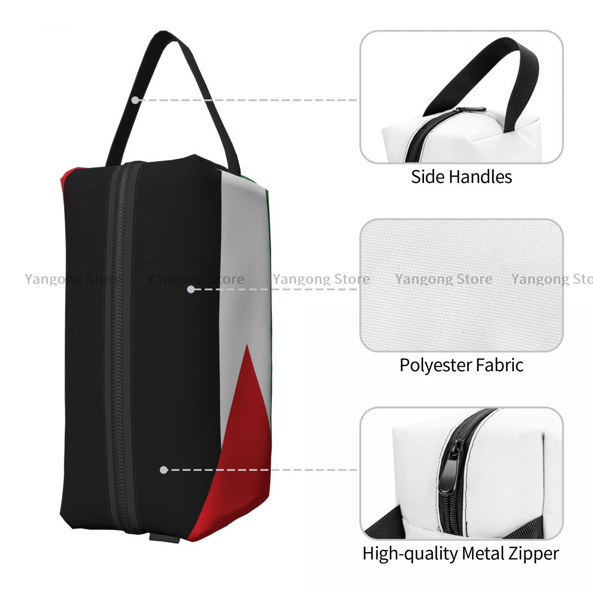 Travel Toiletry Bag Palastaine - Makeup Beauty Necessaire recension och pris