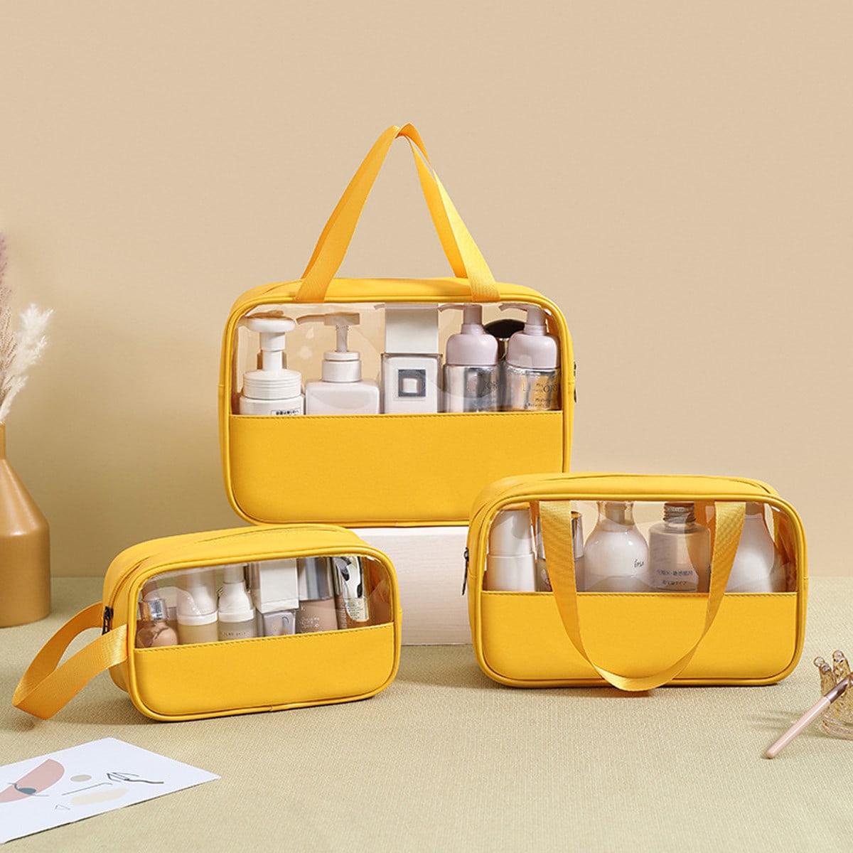 3Pcs/Set Cosmetic Bag  Organiz - Your Beauty Makeup recension och pris