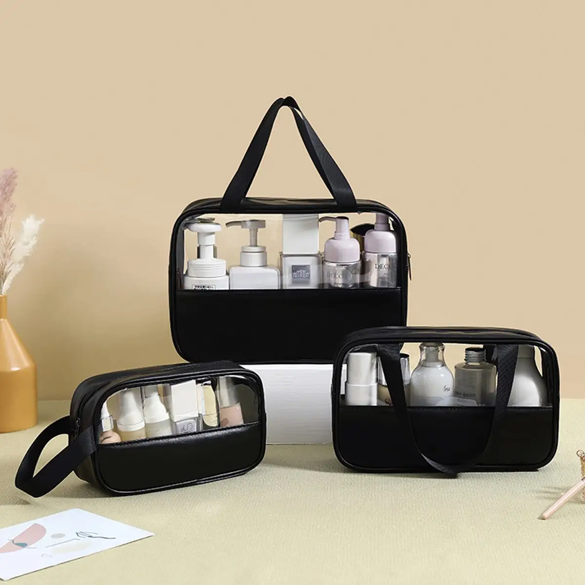 3Pcs/Set Cosmetic Bag  Organiz - Your Beauty Makeup recension och pris