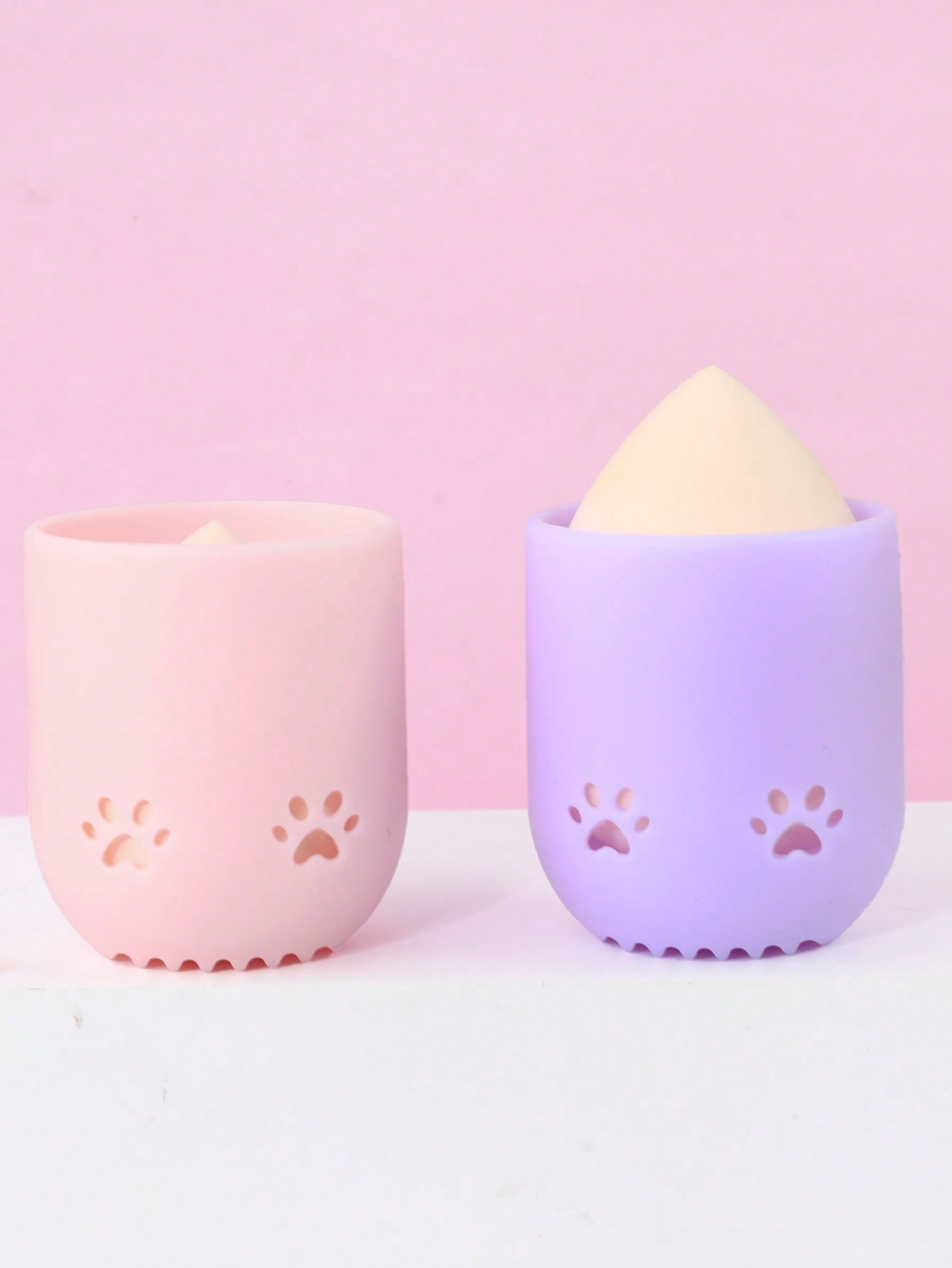 Cute Cat‑Shaped Silicone Makeu - Beauty Blender In Makeup recension och pris