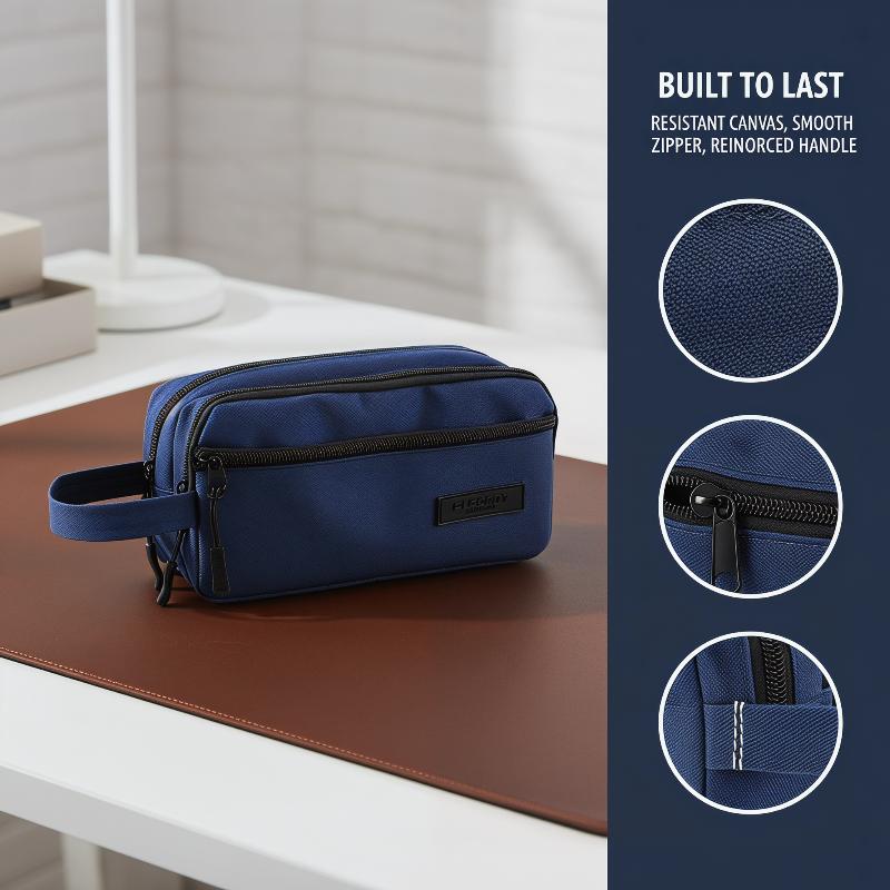 Travel Mens Toiletry Bag Women - Makeup Beauty Necessaire recension och pris
