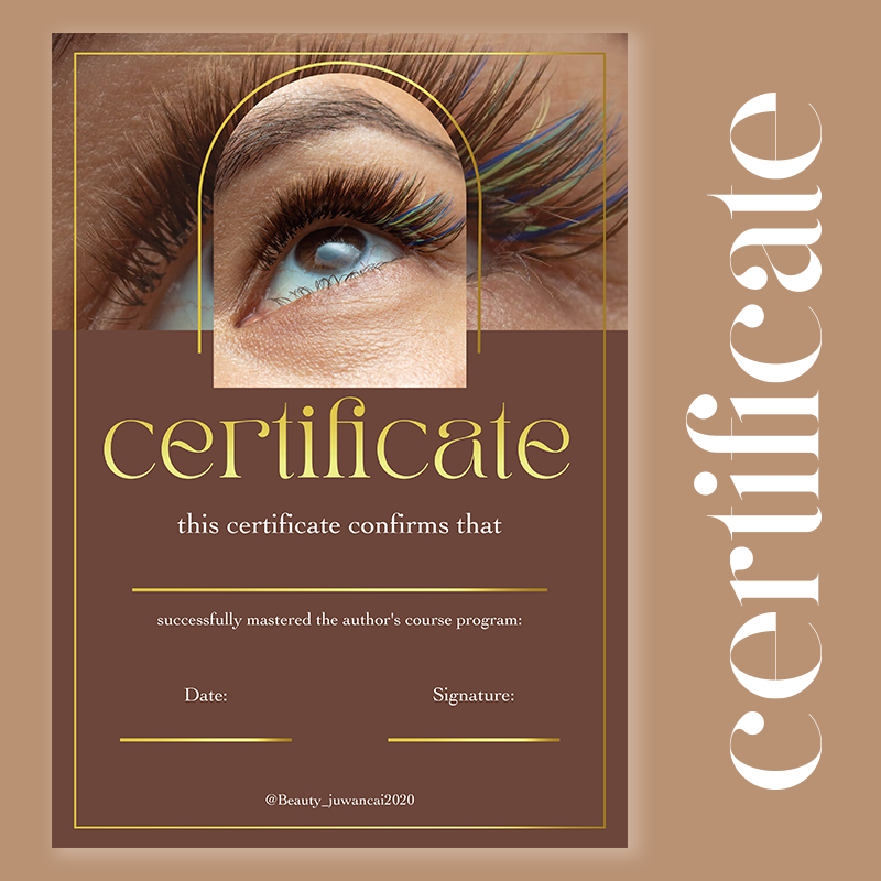 Custom Training Certificates H - Your Beauty Makeup recension och pris